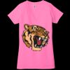 Ladies' Jersey Short-Sleeve Deep V-Neck T-Shirt Thumbnail