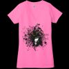 Ladies' Jersey Short-Sleeve Deep V-Neck T-Shirt Thumbnail