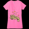 Ladies' Jersey Short-Sleeve Deep V-Neck T-Shirt Thumbnail