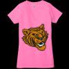 Ladies' Jersey Short-Sleeve Deep V-Neck T-Shirt Thumbnail