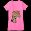 Ladies' Jersey Short-Sleeve Deep V-Neck T-Shirt Thumbnail