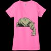 Ladies' Jersey Short-Sleeve Deep V-Neck T-Shirt Thumbnail