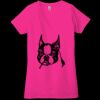 Ladies' Jersey Short-Sleeve Deep V-Neck T-Shirt Thumbnail