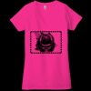 Ladies' Jersey Short-Sleeve Deep V-Neck T-Shirt Thumbnail