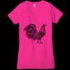 Ladies' Jersey Short-Sleeve Deep V-Neck T-Shirt Thumbnail