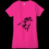 Ladies' Jersey Short-Sleeve Deep V-Neck T-Shirt Thumbnail