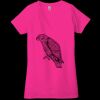 Ladies' Jersey Short-Sleeve Deep V-Neck T-Shirt Thumbnail