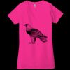 Ladies' Jersey Short-Sleeve Deep V-Neck T-Shirt Thumbnail