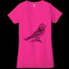 Ladies' Jersey Short-Sleeve Deep V-Neck T-Shirt Thumbnail