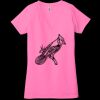 Ladies' Jersey Short-Sleeve Deep V-Neck T-Shirt Thumbnail
