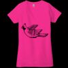 Ladies' Jersey Short-Sleeve Deep V-Neck T-Shirt Thumbnail