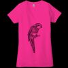 Ladies' Jersey Short-Sleeve Deep V-Neck T-Shirt Thumbnail