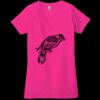 Ladies' Jersey Short-Sleeve Deep V-Neck T-Shirt Thumbnail