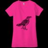 Ladies' Jersey Short-Sleeve Deep V-Neck T-Shirt Thumbnail