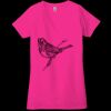 Ladies' Jersey Short-Sleeve Deep V-Neck T-Shirt Thumbnail