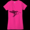 Ladies' Jersey Short-Sleeve Deep V-Neck T-Shirt Thumbnail