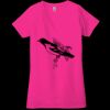 Ladies' Jersey Short-Sleeve Deep V-Neck T-Shirt Thumbnail