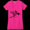 Ladies' Jersey Short-Sleeve Deep V-Neck T-Shirt Thumbnail