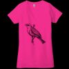 Ladies' Jersey Short-Sleeve Deep V-Neck T-Shirt Thumbnail