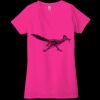 Ladies' Jersey Short-Sleeve Deep V-Neck T-Shirt Thumbnail