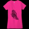 Ladies' Jersey Short-Sleeve Deep V-Neck T-Shirt Thumbnail