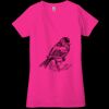 Ladies' Jersey Short-Sleeve Deep V-Neck T-Shirt Thumbnail