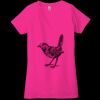 Ladies' Jersey Short-Sleeve Deep V-Neck T-Shirt Thumbnail