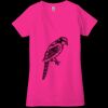 Ladies' Jersey Short-Sleeve Deep V-Neck T-Shirt Thumbnail