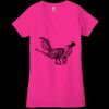 Ladies' Jersey Short-Sleeve Deep V-Neck T-Shirt Thumbnail