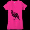 Ladies' Jersey Short-Sleeve Deep V-Neck T-Shirt Thumbnail