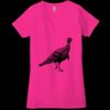 Ladies' Jersey Short-Sleeve Deep V-Neck T-Shirt Thumbnail