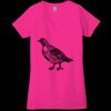 Ladies' Jersey Short-Sleeve Deep V-Neck T-Shirt Thumbnail