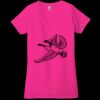 Ladies' Jersey Short-Sleeve Deep V-Neck T-Shirt Thumbnail