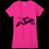 Ladies' Jersey Short-Sleeve Deep V-Neck T-Shirt Thumbnail