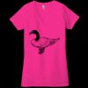 Ladies' Jersey Short-Sleeve Deep V-Neck T-Shirt Thumbnail