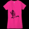 Ladies' Jersey Short-Sleeve Deep V-Neck T-Shirt Thumbnail