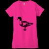 Ladies' Jersey Short-Sleeve Deep V-Neck T-Shirt Thumbnail