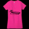 Ladies' Jersey Short-Sleeve Deep V-Neck T-Shirt Thumbnail