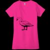 Ladies' Jersey Short-Sleeve Deep V-Neck T-Shirt Thumbnail