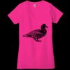 Ladies' Jersey Short-Sleeve Deep V-Neck T-Shirt Thumbnail