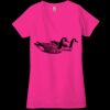 Ladies' Jersey Short-Sleeve Deep V-Neck T-Shirt Thumbnail