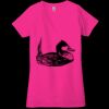 Ladies' Jersey Short-Sleeve Deep V-Neck T-Shirt Thumbnail