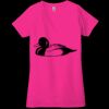 Ladies' Jersey Short-Sleeve Deep V-Neck T-Shirt Thumbnail