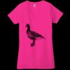 Ladies' Jersey Short-Sleeve Deep V-Neck T-Shirt Thumbnail