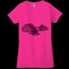 Ladies' Jersey Short-Sleeve Deep V-Neck T-Shirt Thumbnail