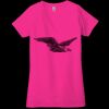 Ladies' Jersey Short-Sleeve Deep V-Neck T-Shirt Thumbnail