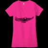 Ladies' Jersey Short-Sleeve Deep V-Neck T-Shirt Thumbnail