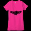 Ladies' Jersey Short-Sleeve Deep V-Neck T-Shirt Thumbnail