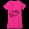 Ladies' Jersey Short-Sleeve Deep V-Neck T-Shirt Thumbnail