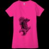 Ladies' Jersey Short-Sleeve Deep V-Neck T-Shirt Thumbnail